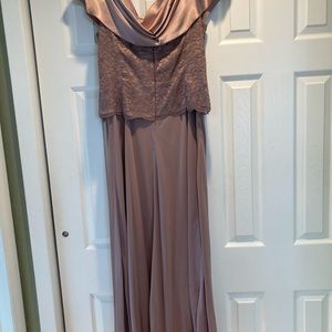 Taupe gown size 10
